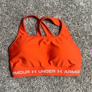 Under Armour Vibrant Orange Sports Bra